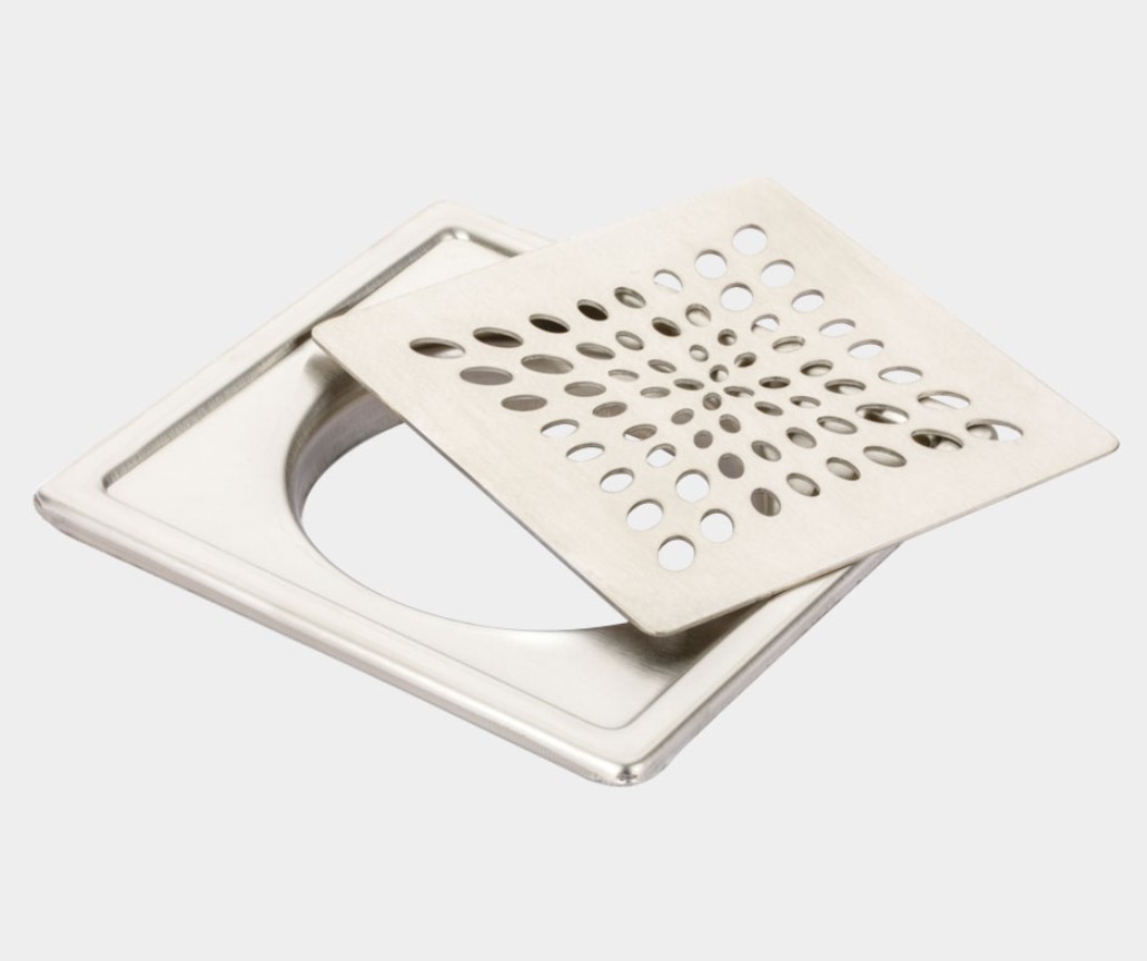 PR-108 Floor Drainer Stainless Steel Commercial Kitchen Drain Board Heavy-Duty Grate Tray Water Drainage Rack Restaurant Floor Sink Industrial Food Prep Anti-Slip Rustproof Easy Clean Professional Grade Durable Quick-Drain Slats